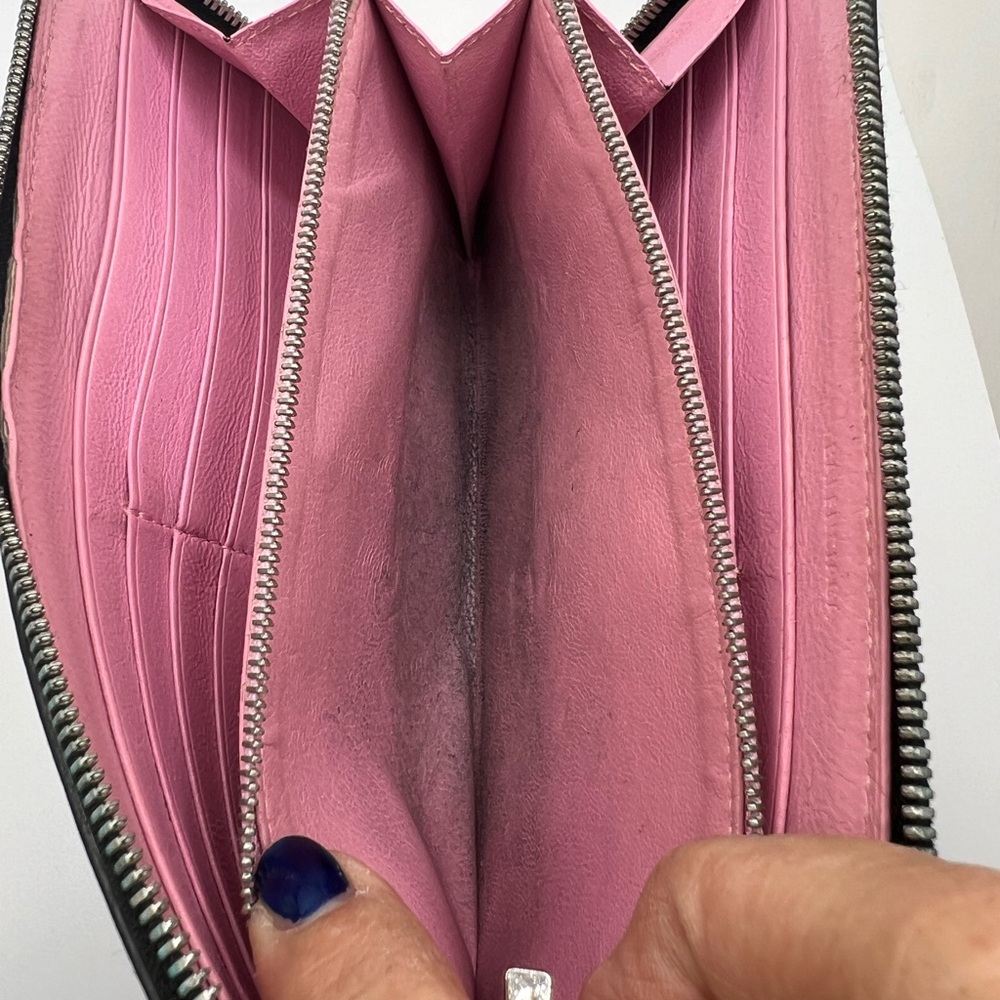 Balenciaga Black Leather Zip Wallet Full Inclusion - Picture 8 of 16